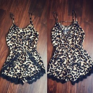 Leopard Romper