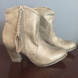 Gray Booties