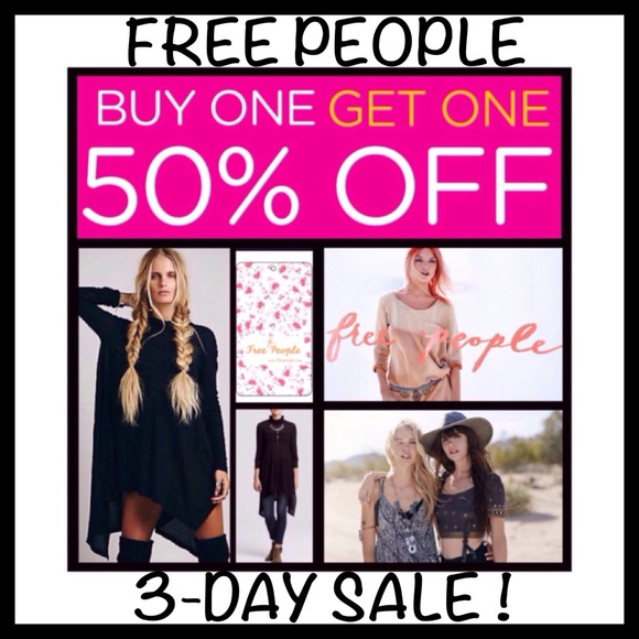 🎉🎈FREE PEOPLE BOGO SALE TODAY!🎈🎉 - Picture 3 of 4