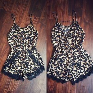 Leopard Romper