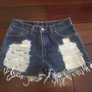 Levi's "One of a Kind" Denim Shorts