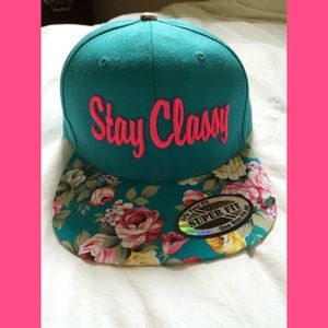 Stay Classy Floral SnapBack 💗