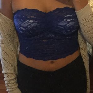 Bralet, crop top/see through