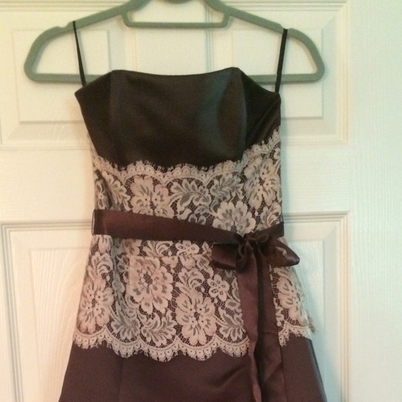 Brown dressy dress
