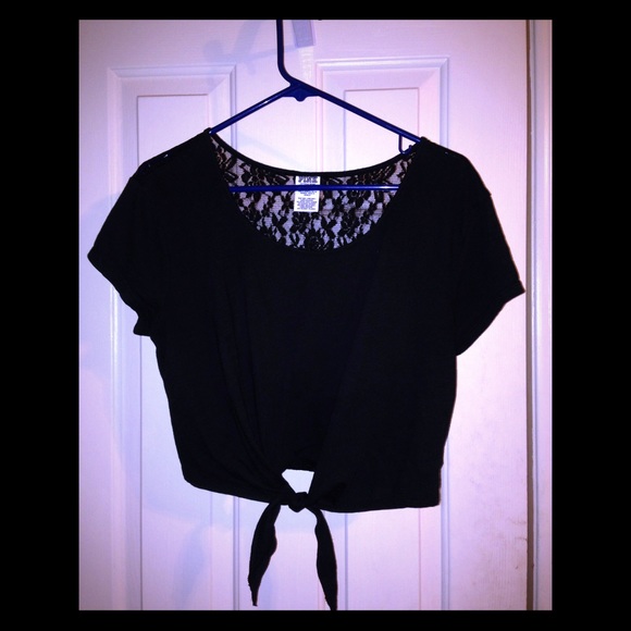 Black Crop Top