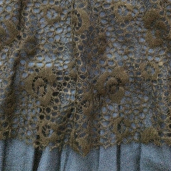 ❤️❤️❤️SALE! Free people lacy top with grommets - Picture 2 of 3