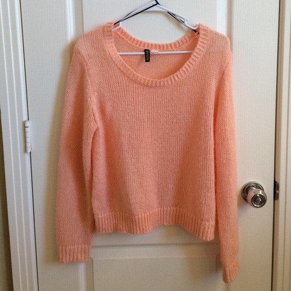 H&M Peach Knit Sweater - Picture 1 of 4