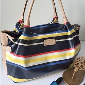🎊 HP 🎊 Kate Spade Striped Handbag