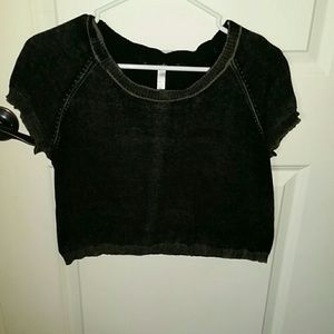 Crop top sweater