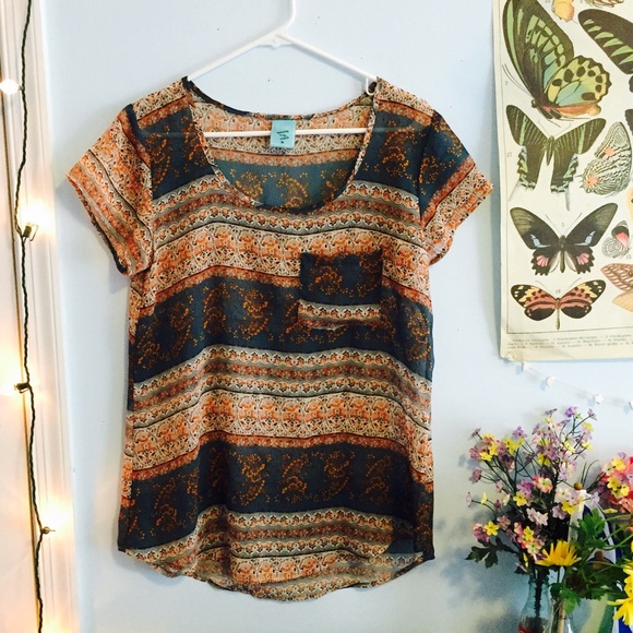 Semi sheer Nordstrom BP blouse