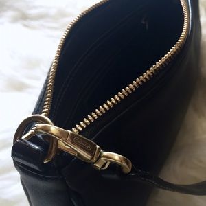 Coach Hampton Demi Leather Baguette