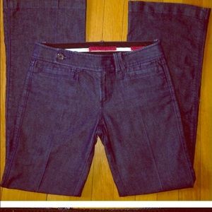 J.crew city fit premium dressy denim jeans size 4.