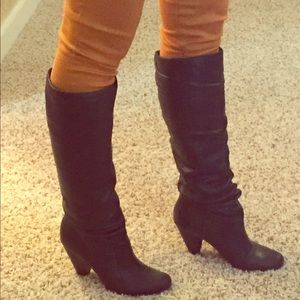 Jessica Simpson dress boots 3 1/2 inch heel