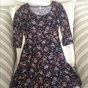 Rose skater dress