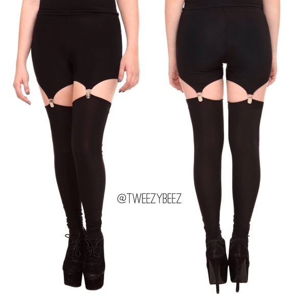 • GARTER LEGGINGS •