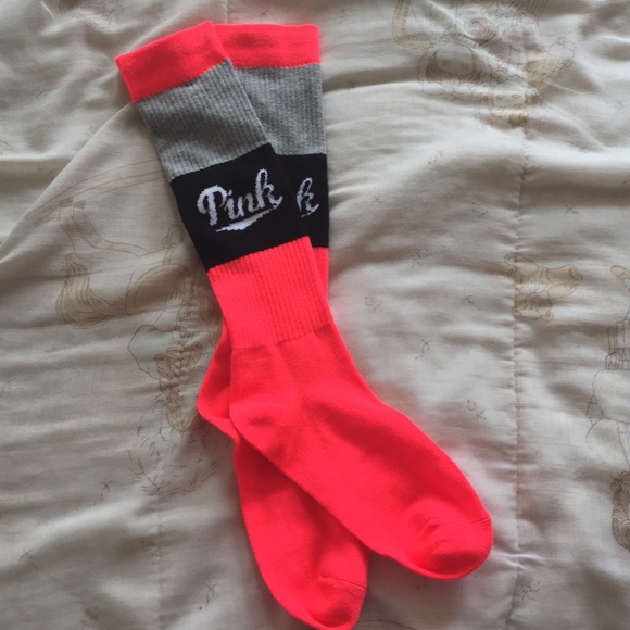 Pink Color block Socks - Picture 2 of 2
