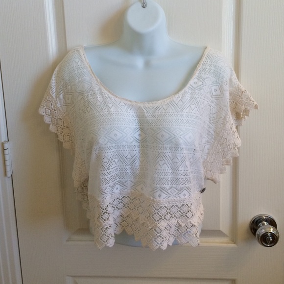 Roxy Crochet Crop Top