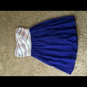 Strapless sundress