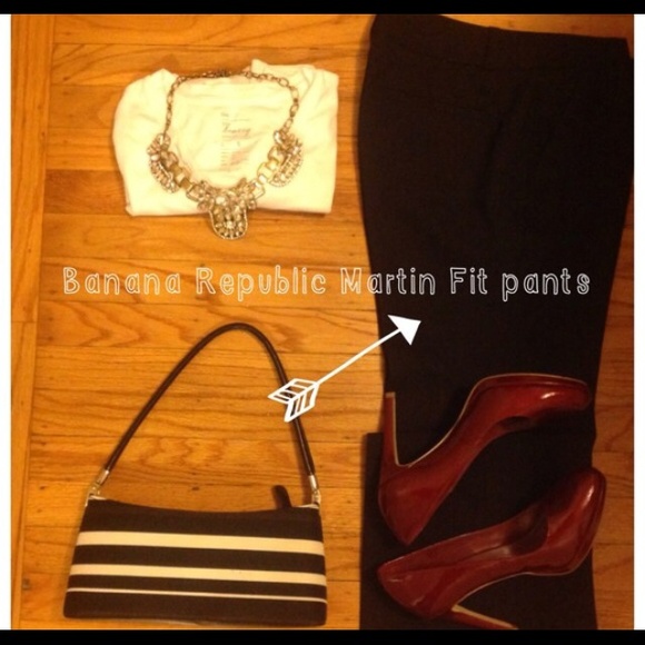 Banana Republic Martin fit Slacks pants.