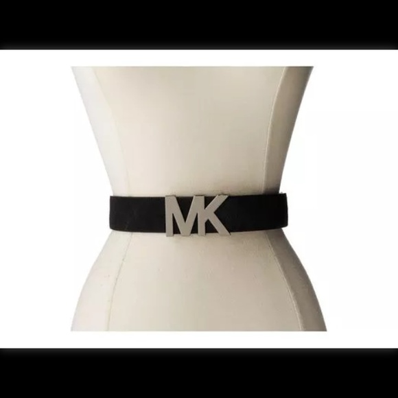 Michael Kors Logo Buckle Genuine Cow Fur Women's