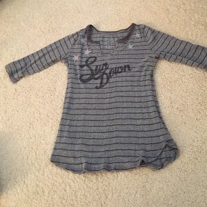 Free people/ we the free 3/4 sleeves top L
