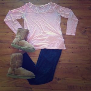 American Eagle Slouchy Long Sleeve Shirt