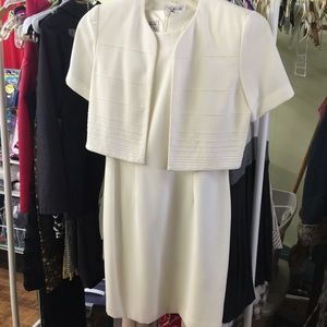 Knee length dress with jacket