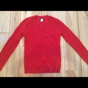 JCrew cable knit sweater, size small