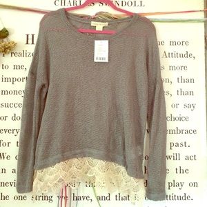 Brand new Grey Staring at Stars sweater.