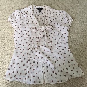 White House Black Market Silk Blouse