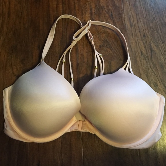 VS pastel cross back front clip bra