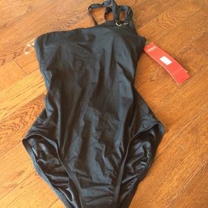 Spanx black bathing suit