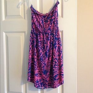 Lilly Pulitzer strapless dress