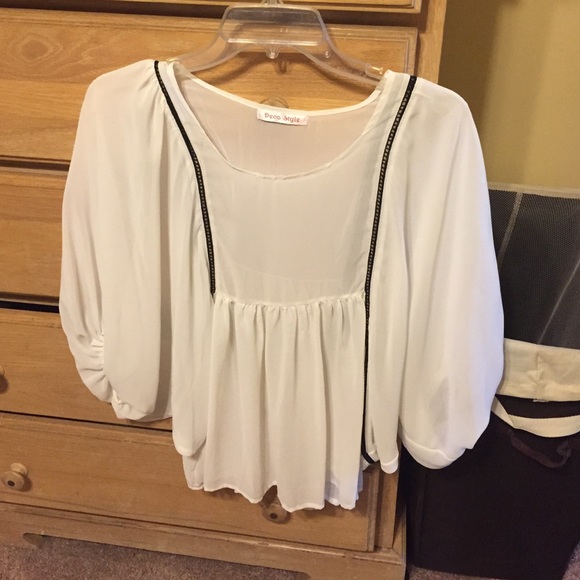 Sheer blouse