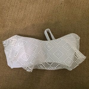 White Bandeau Bikini Top From Tillys!