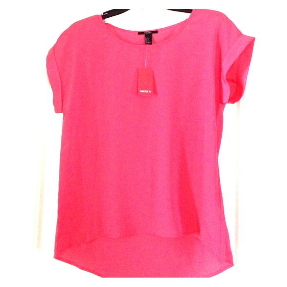 Forever 21 Pink Blouse NEW! - Picture 1 of 1