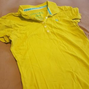 Aerospostale lime green polo