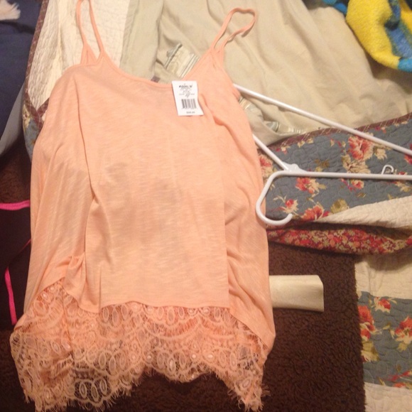 Peach babydoll tank