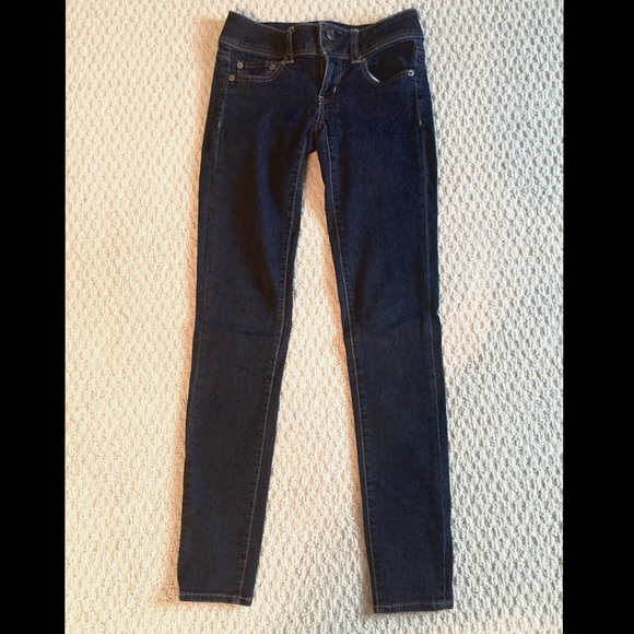 American Eagle Dark Wash Stretch Skinny Jeans
