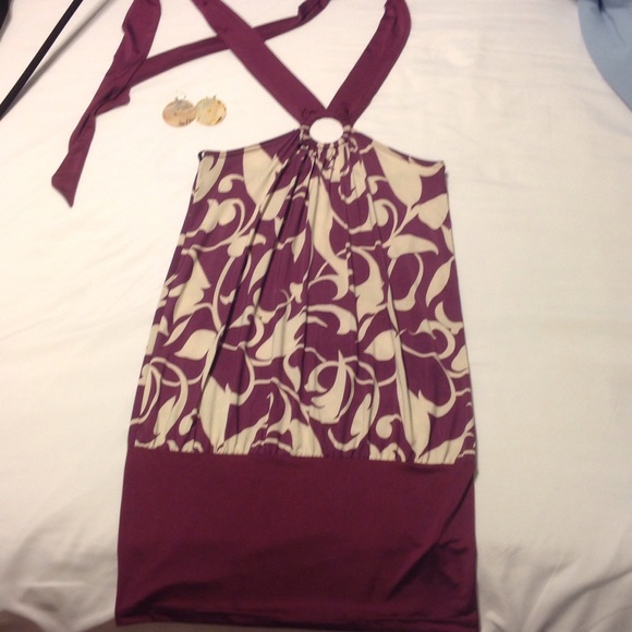 Purple halter