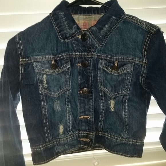 cropped Jean jacket