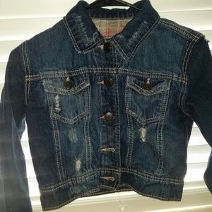 cropped Jean jacket