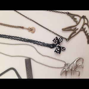 Necklaces, bird, now, dinosaur, etc