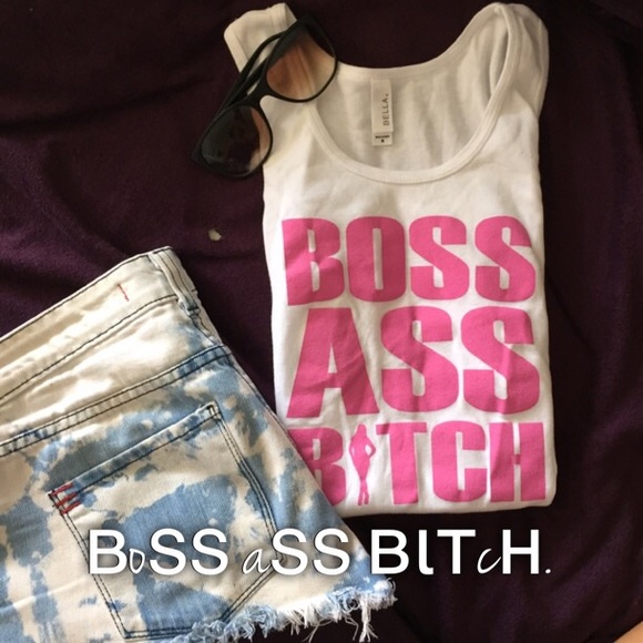 вoѕѕ aѕѕ вιтcн тanĸ тop logo