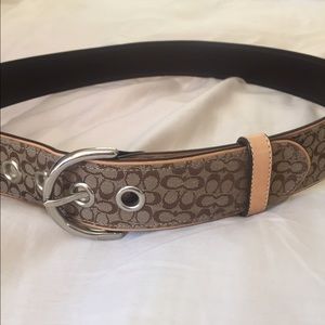 NEVER WORN brown Coach belt!  Gorgeous!
