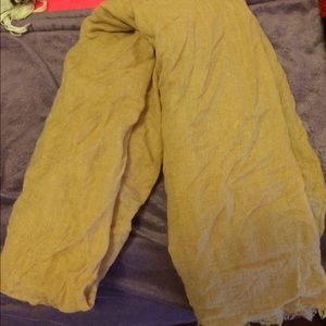 Silk/Wool & Cashmere tan scarf!