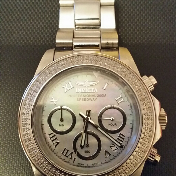 Diamond bezel Invicta