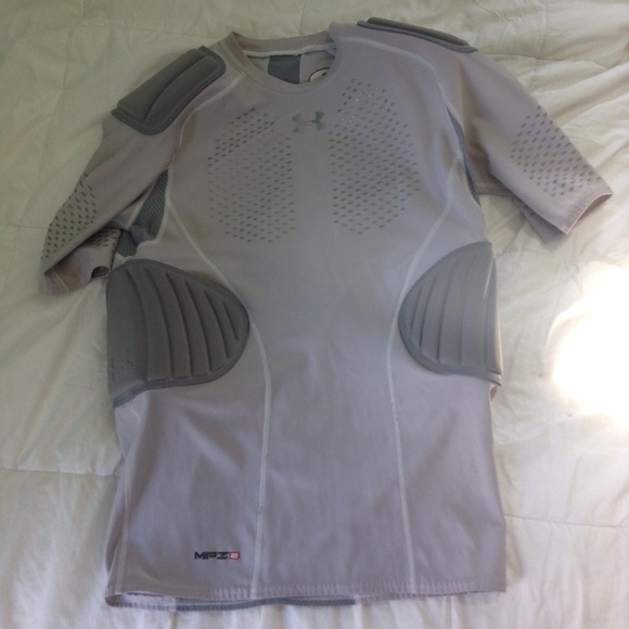 Football men's padded mpz 2 grey shirt