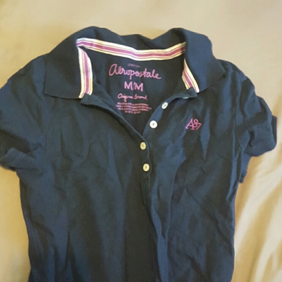 Dark navy blue polo