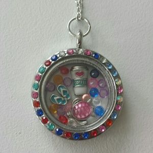 Ocean Locket with 3 charms